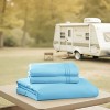 Nestl RV Queen Sheets, Super Soft 4PC Microfiber Sheet Set for Camper, Short Queen Sheets - 3 of 4