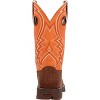 Men's Rebel by Durango Cedar Bark and Monarch Orange Western Boot - 4 of 4