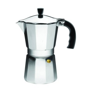 IMUSA 3 Cup Aluminum Stovetop Coffeemaker: Manual Espresso Maker, Gray, No Filter Needed, Hand Wash, 8 oz Capacity - 1 of 4