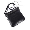 Generic Olga Women's Extra-Large Genuine Leather Crossbody Purse – Soft Triple-Zip Shoulder Bag - 3 of 4