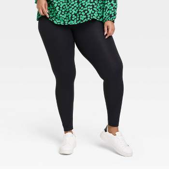 Women's Plus Size High-waist Cotton Blend Seamless Capri Leggings - A New  Day™ Gray Heather 1x : Target