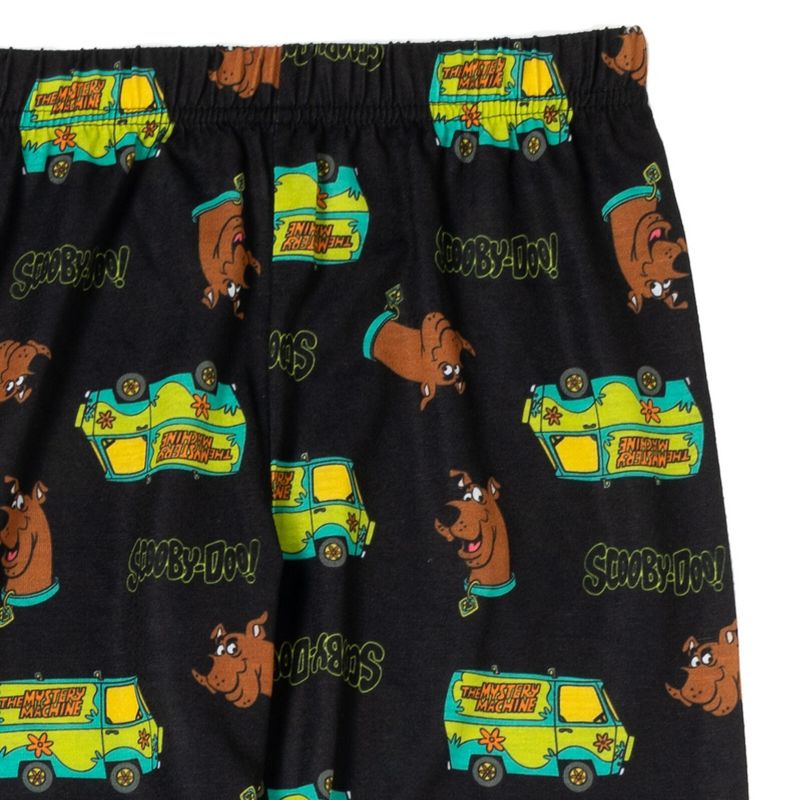 Scooby-Doo Scooby Doo Pullover Pajama Shirt and Pants Sleep Set Little Kid to Big Kid, 4 of 8