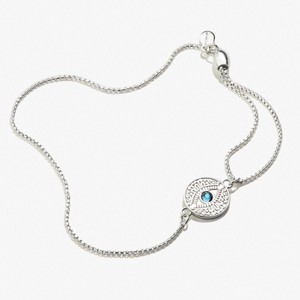 Alex and Ani Evil Eye Crystal Pull Chain Bracelet - 1 of 1