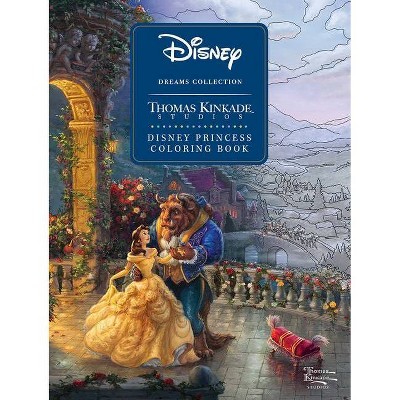 Disney Dreams Collection Thomas Kinkade Studios Disney Princess Coloring Book - (Paperback)