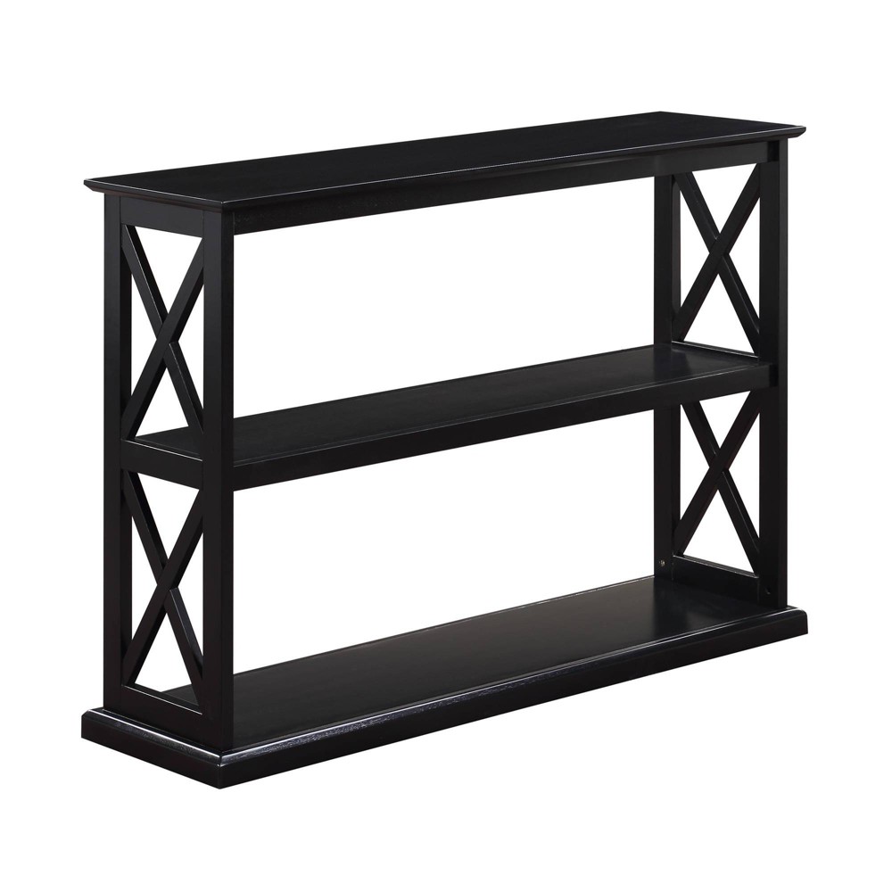 Photos - Coffee Table Coventry Console Table with Shelves Black - Breighton Home: Elegant Entryw