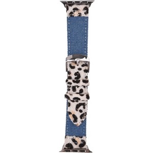 Worryfree Gadgets Leather Band for Apple Watch 38/40/41mm, 42/44/45mm iWatch Band Series 8 7 6 SE 5 4 3 2 1 - 1 of 4