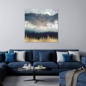 iCanvas Blue Mountain Mist by SpaceFrog Designs Canvas Print Wall Art - 1 of 3