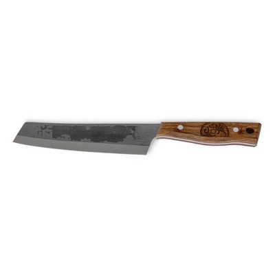 Petromax Hand Sharpened Chef's Knife, Stainless Steel Blade with Hardwood Handle, Knives for Home and Camping