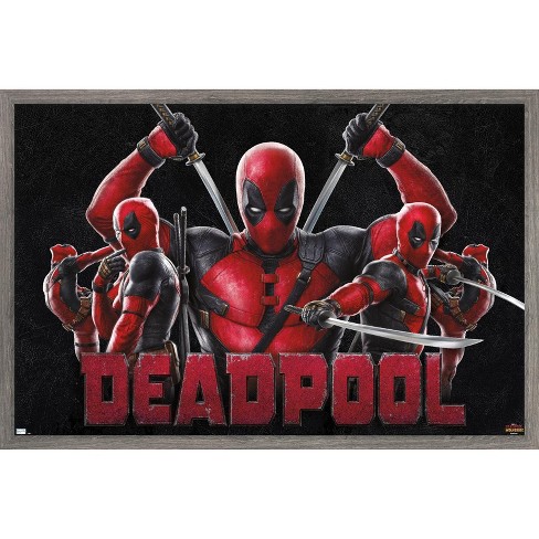 Trends International Marvel Deadpool & Wolverine - Deadpool Framed Wall Poster Prints - image 1 of 4