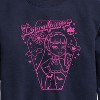 Boys' - Monster High - Draculara Pink Graphic Long Sleeve Fleece Sweatshirt - 2 of 4
