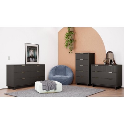 Babygap by Delta Children Legacy 6 Drawer Dresser with Leather Pulls & Interlocking Drawer - Sage/Natural