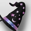 Kids' Dark Witch Hat Costume Headwear - Hyde and EEK! Boutique™ Pink - 2 of 3