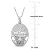 EVERLY JEWELRY | Sterling Silver 20mm oval tree of life design Pendant With Cable Chain Locket, 18-inch - 3 of 4