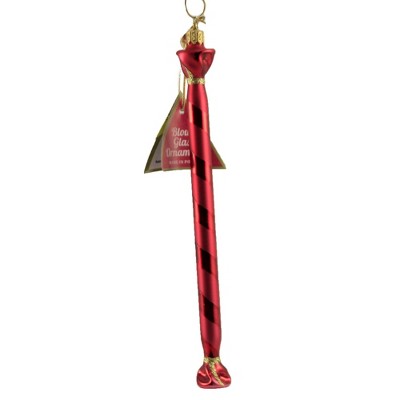 Morawski 7.75" Wrapped Swizzle Stick Ornament Sweet Candy Confection  -  Tree Ornaments