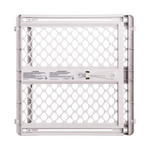 North States Gray 26 in. H X 26-42 in. W Plastic Child Safety Gate - 1 of 1
