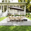 Gulches Square Cantilever Patio Umbrella - 360° Rotation, 5-Position Tilt, Hydraulic Opening, UPF 50+, Gray, 10'x10'(Base Not Included) - 4 of 4