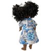 Doll Clothes Superstore Handmade Blue Flower Dress Fits Our Generation American Girl My Life Dolls - 4 of 4
