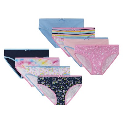 Hanes Girls' 6pk Pure Microfiber Briefs - Colors May Vary 8 : Target