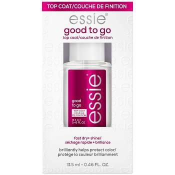essie Good to Go Top Coat - fast dry and shine - 0.46 fl oz