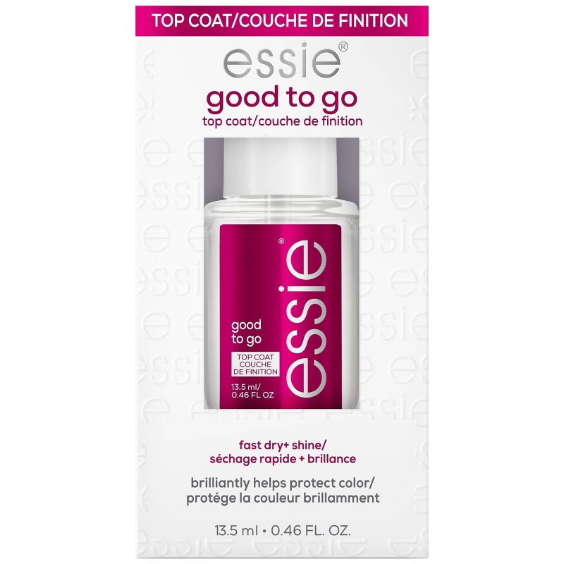 essie Good to Go Top Coat - fast dry and shine - 0.46 fl oz, 1 of 7