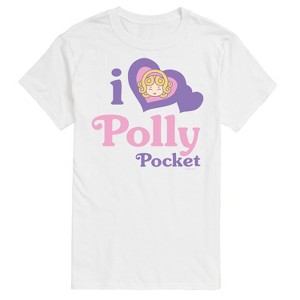 Men's - Polly Pocket - I Love Polly Pocket Short Sleeve Graphic T-Shirt - 1 of 4