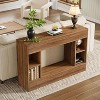 Tribesigns 55-Inch Wood Console Table with 4 Storage Cubes for Entryway - 4 of 4