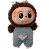 Doll Clothes Superstore Soft Webbed Blue Corduroy Jumpsuit for 17.5 cm Labubu Dolls - 3 of 4