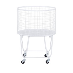 French Country Iron Storage Cart - Olivia & May - 1 of 4