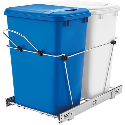 Double Pullout Trash Can Waste System 35 Qt - Builders Surplus
