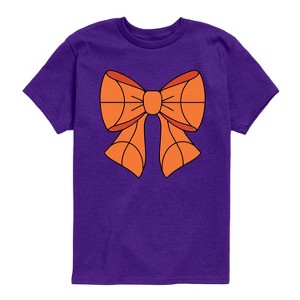 Boys' - Instant Message - Basketball Bow Short Sleeve Graphic T-Shirt - 1 of 4