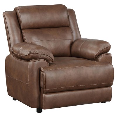 Coaster Home Furnishings Ellington Upholstered Padded Arm Accent Chair Dark Brown