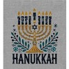 Hanukkah Menorah Adult Long Sleeve Hoodie - 2 of 2