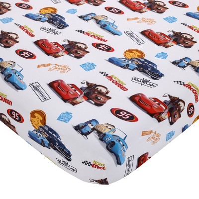 Disney Cars Radiator Springs Red and Blue Toddler Bedding Set