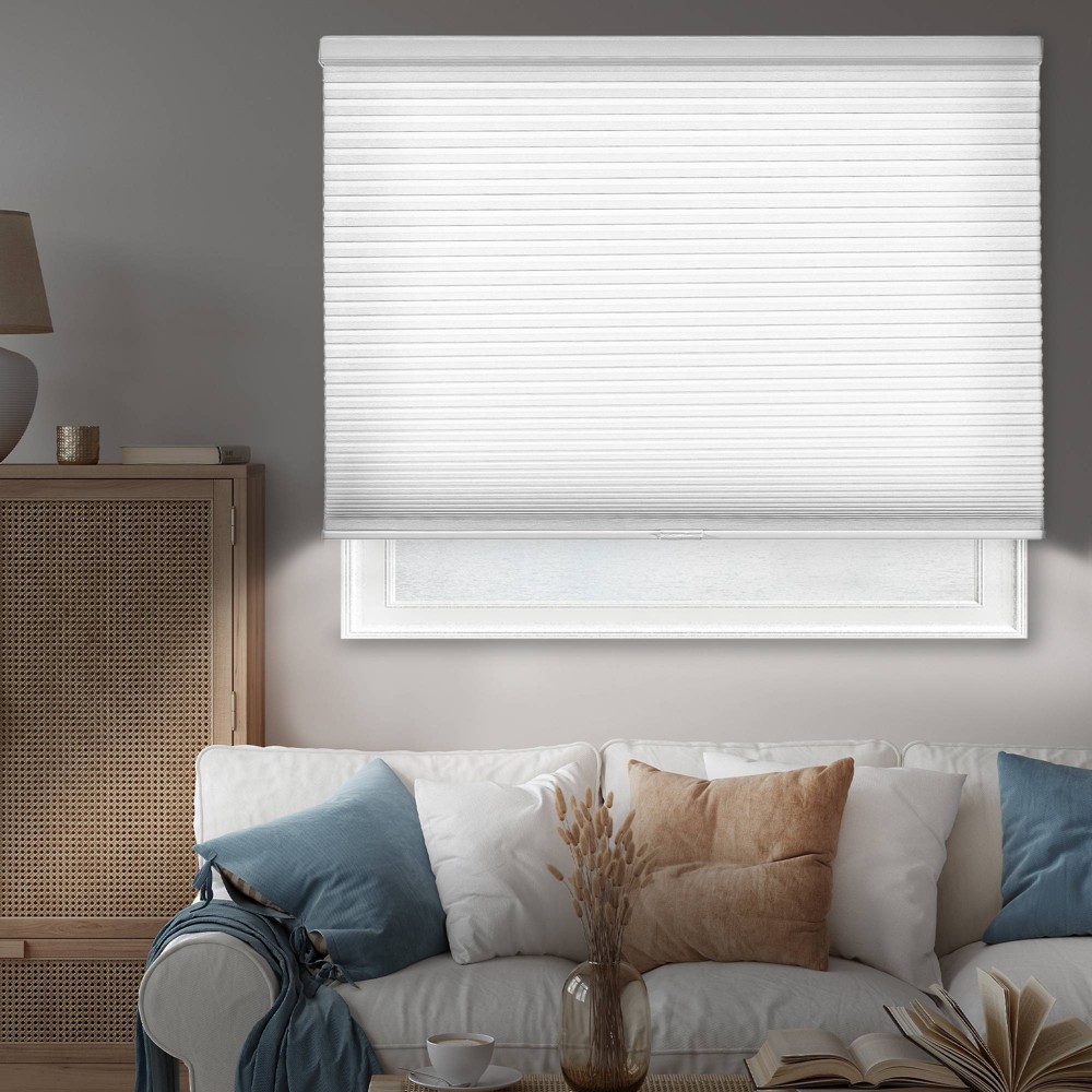 35"x72" Chicology Blackout Cellular Shade Evening Mist