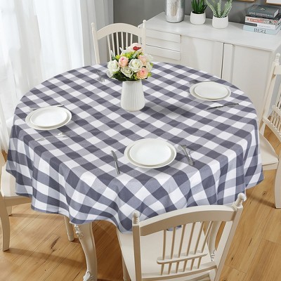 Yarn Dyed Buffalo Checkered Tablecloth Cover