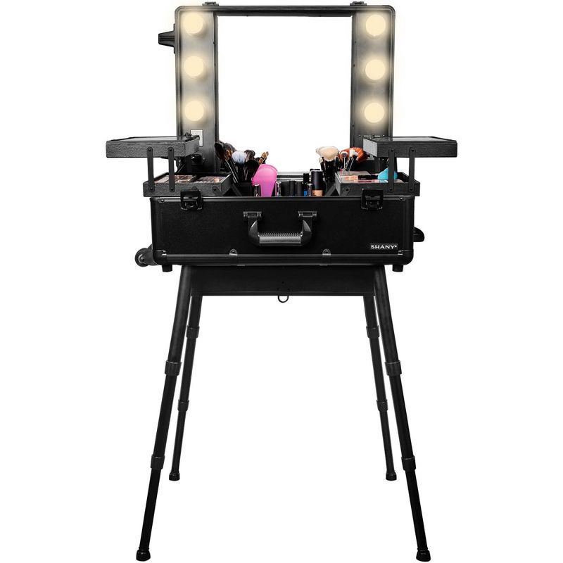 SHANY Studio ToGo Wheeled Lighted Trolley Makeup Case, 1 of 7