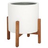 Jesper Concrete Ficonstone Planter - Indoor/Outdoor - PAT1514 - Safavieh - 3 of 4
