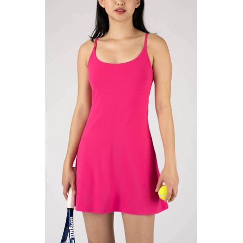 90 Degree By Reflex Womens Lux Dress With Built-in Bra And Shorts - Cabaret  - X Small : Target