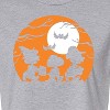 Women's - Peanuts - Trick Or Treat Silhouettes Cropped Graphic T-Shirt - 2 of 4