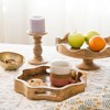 Mela Artisans Scallop Round in Natural Decorative Tray, Small - 3 of 4