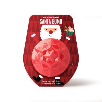 Da Bomb Bath Fizzers Santa Bath Bomb - 3.2oz