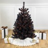 Northlight Pre-Lit Black Noble Spruce Artificial Halloween Tree - 4' - Orange Lights - 3 of 4