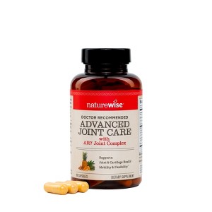 NatureWise Advanced Joint Supplement with Clinically Tested AR7 Joint Complex Ingredient - Comfort & Flexibility Support - 1 of 4