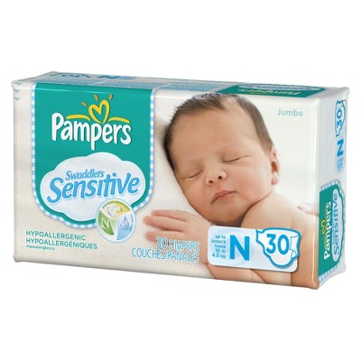 target newborn diapers pampers