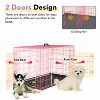FDW Dog Crates for Large Dogs Folding Mental Wire Crates Dog Kennels Pet Dog Cage Crate with Double-Door Removable Tray and Handle - 3 of 4
