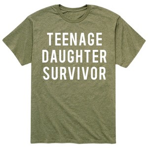 Men's - Instant Message - Teenage Daughter Survivor Short Sleeve Graphic T-Shirt - 1 of 4