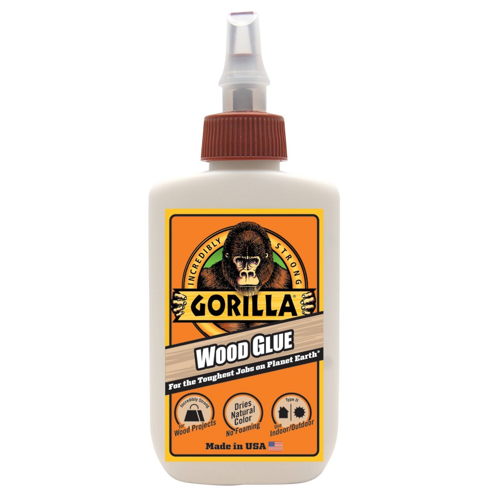 Photos - Manicure Cosmetics Gorilla 4oz Wood Glue: Tan, Beige, Art & Stationery, Office Supplies 