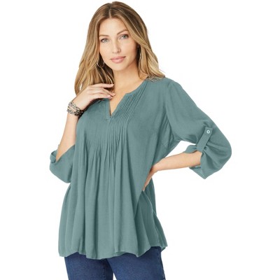 Roaman's Hand Crinkled Tara Shirt