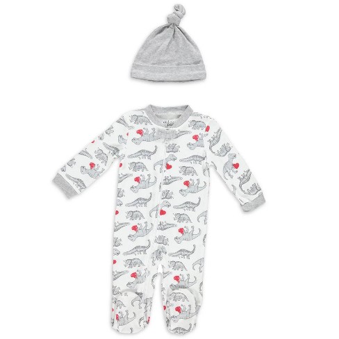 NFL Baby-Boy 3 Pack Bodysuit Sleep N Play Footie Cap Registry Gift Set