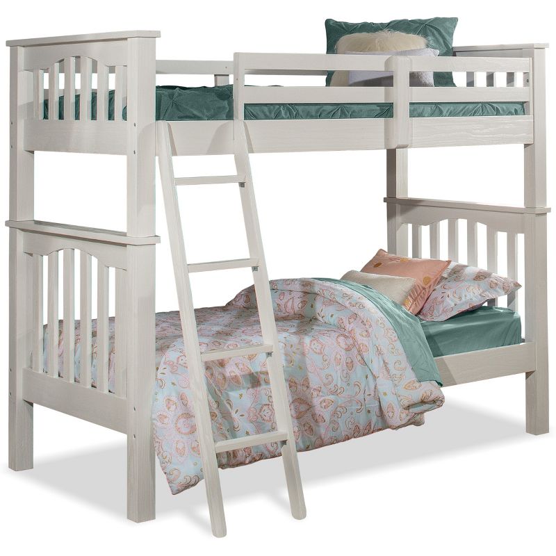 Twin Highlands Harper Kids&#39; Bunk Bed White - Hillsdale Furniture, 1 of 9